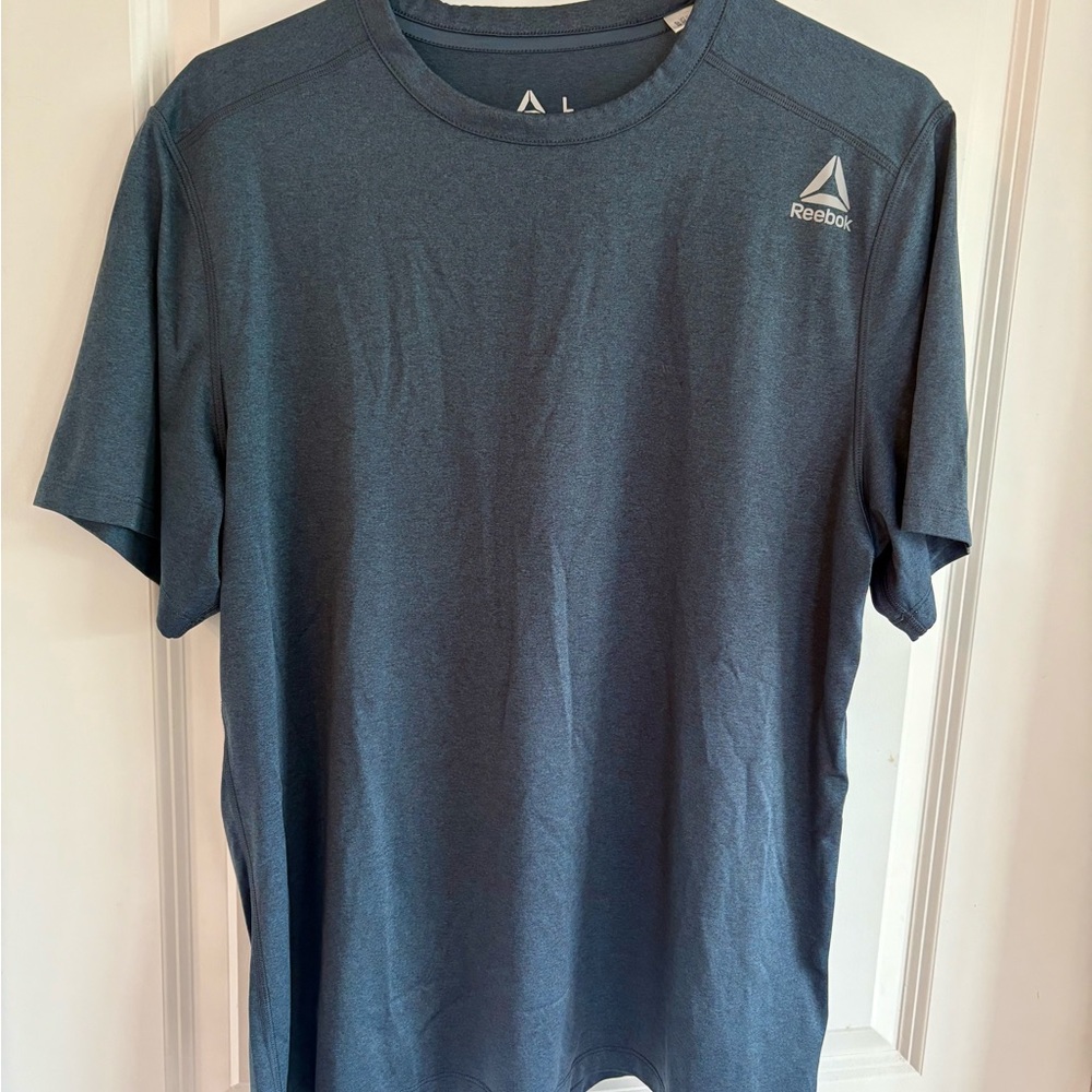 Reebok Men's Blue Speedwick Athletic Shirt